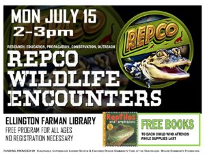 Live Reptile Show for the whole family @ Ellington Farman Library