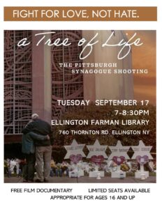 SCREENING OF “ A TREE OF LIFE” DOCUMENTARY @ Ellington Farman Library