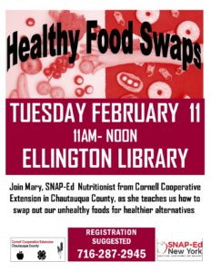 Healthy Food Swaps @ Ellington Farman Library