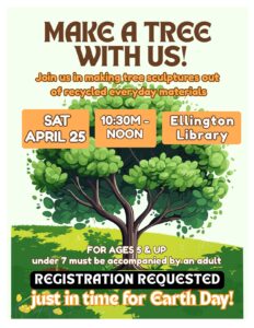 Make a Tree Sculpture @ Ellington Farman Library